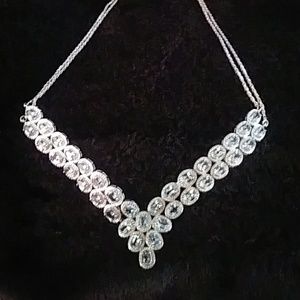 Silver aquamarine Necklaces